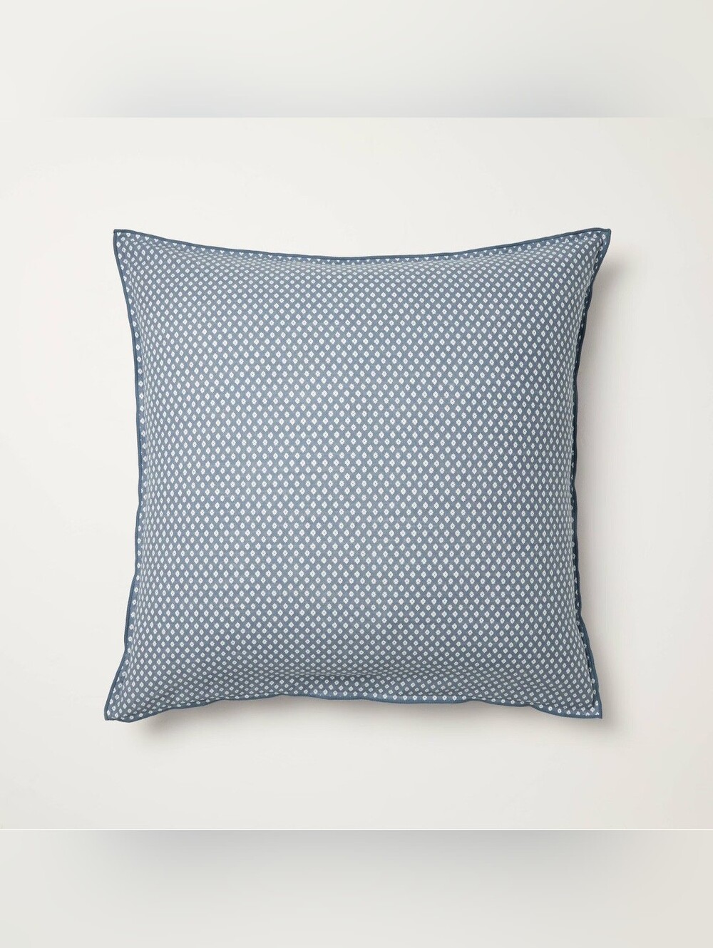 Hearth & Hand With Magnolia 26"x26" Block Pattern Euro Square Throw Pillow Blue